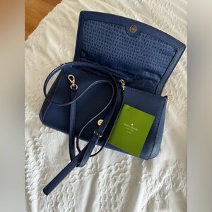 Kate Spade navy clutch